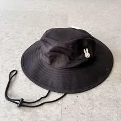 未使用　mitty ミッフィー アウトドアハット サファリハット　帽子　黒
