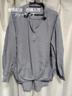 r.p.s レディース　ブラウス　グレー　フリーサイズのサムネイル