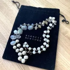 BARNEYS NEWYORK LaSoeurラスール 天然石ネックレス74㎝
