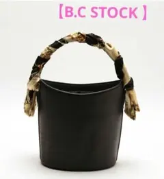 【B.C STOCK 】バケツ型スカーフ付きショルダーバッグ スカーフつきのサムネイル