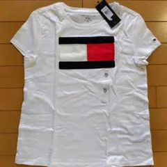 TOMMY HILFIGER ホワイト キッズTシャツ XL(16)