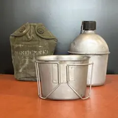 ヴィンテージ U.S.ミリタリー キャンティーン セット / 水筒