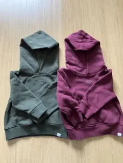 美品GAP フード付きトレーナー 2色セット80サイズ