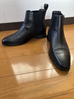 ZARA 黒 サイドゴアブーツ 40 26cm