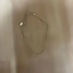 ゴールド二重チェーンネックレス