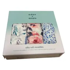 【未使用】aden + anais おくるみ 3枚　シルキー ソフト スワドル