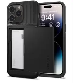 Spigen iPhone14Pro ケース カード 手帳 収納ケース 2重構造