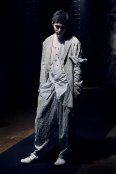 YOHJI YAMAMOTO LINEN NO COLLAR JKTのサムネイル