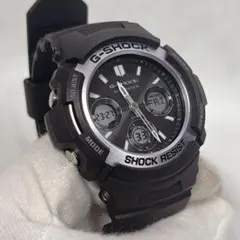 【美品】G-SHOCK 2025年モデル 電波ソーラー AWG-M100FP