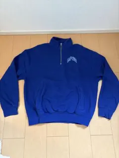GAP 1969 ハーフジップ スウェット ブルー Mのサムネイル