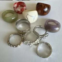 カラフルリングセット 10点セット