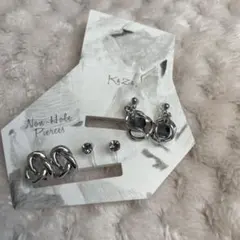 KaZa. ノンホール　イヤリング　3ペアセット