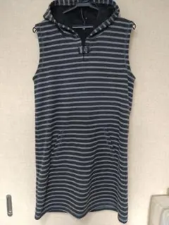 フード付き裏起毛ベストL