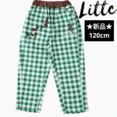 ⭐️新品⭐️ Littc リトシー ピーターパン チェック シェフパンツ 緑