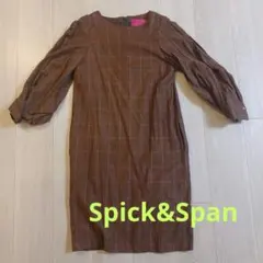 Spick&Span L'eclair チェック柄ワンピース