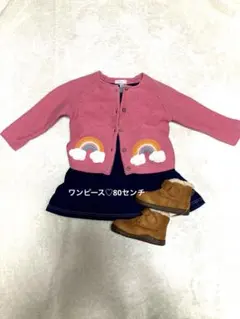 【無印良品】子供服コットンワンピース♡サイズ80