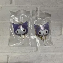 ガチャ　サンリオ　カラフルキャンディチャーム　クロミ2点セット