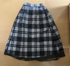 Honeys ロングスカート 着丈81cm ウエスト64cm ウエストゴム