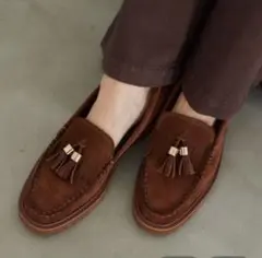 バンヤードストーム/マゼル　スエードタッセルローファー