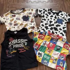 90cm子供用トップスセット（Tシャツ・タンクトップ）