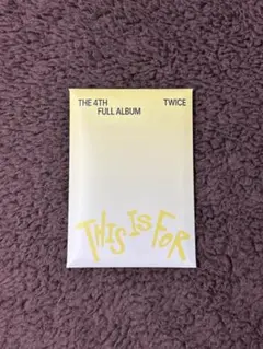 TWICE 初回限定トレカ This is for is ver.