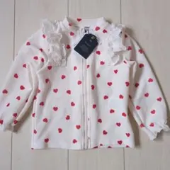 新品 cottoli コトリ ハート柄 レース ラッシュガード 水着 95