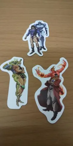 スシロージョジョコラボ3枚　ピック　ディオ　アヴドゥル　ヴァニラ・アイス