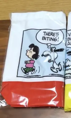 スヌーピー　トートバッグ　赤