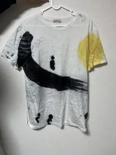 モンクレール　美品　17年ペイント　水墨画