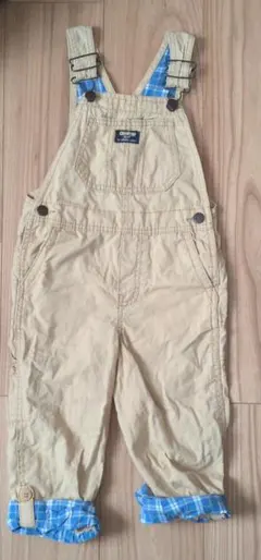 OshKosh ベージュオーバーオール 4T