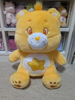 タグ付き　ケアベア　ラウンドワン限定　お座りBIGぬいぐるみ　ラフアロットベア