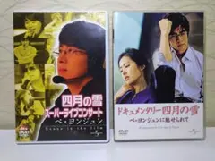 韓国映画 ペ・ヨンジュン DVD 四月の雪 ライブ ドキュメンタリー