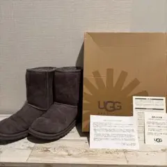 UGG classic short ムートンブーツ グレー　US5 22cmのサムネイル