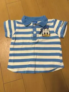 ②Disney ドナルドダック ポロシャツ 半袖シャツ　Tシャツ