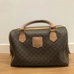 1h限定値下げ！セリーヌ ミニボストン マカダム トリオンフ PVC レザー