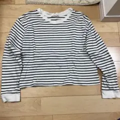 ZARAボーダーカットソー 長袖のサムネイル