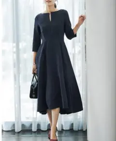 laubeblanc Keyneck Jacquard Dress Mサイズ