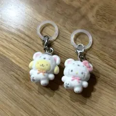 めじるしアクセサリー　ふわふわスノー　サンリオ ポムポムプリン　キティ