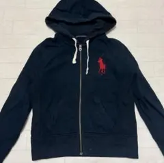Ralph Lauren ラルフローレン フルジップスウェットパーカー 刺繍
