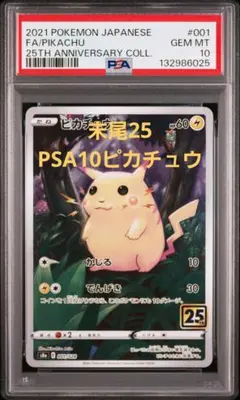 2026年最新】ピカチュウ25th psa10の人気アイテム - メルカリ