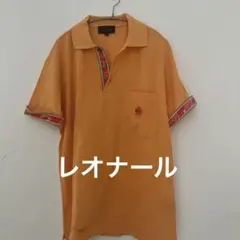 LEONARD HOMME オレンジ ポロシャツ Mのサムネイル