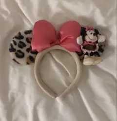 ミニー・マウス ヒョウ柄カチューシャ