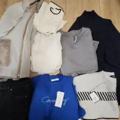 ヤマダヤ福袋含むレディースまとめ売りセット冬服ニット