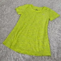 ミズノ MIZUNO Tシャツ クイック ドライ 蛍光 イエロー ネオン M