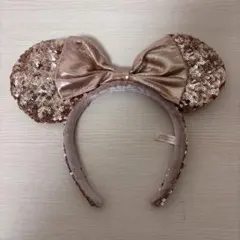 ディズニーカチューシャ ミニー耳カチューシャ ローズゴールド