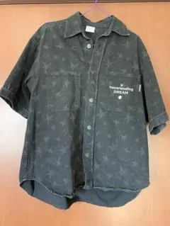 STUDIO SEVEN × GU 星柄デニムシャツ