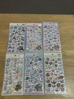 水族館限定　ボンボンドロップシール 6枚セット　コンプリート