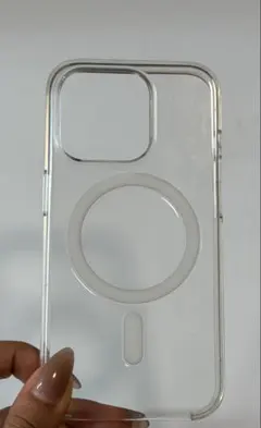 iPhone15pro Apple純正 MagSafe対応 クリアケース