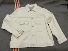 【新品・未使用】UNIQLO デニムジャケット　オフホワイト4XL
