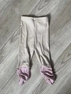 ベビー用レギンス 80-90cm ベージュ・ピンクのサムネイル